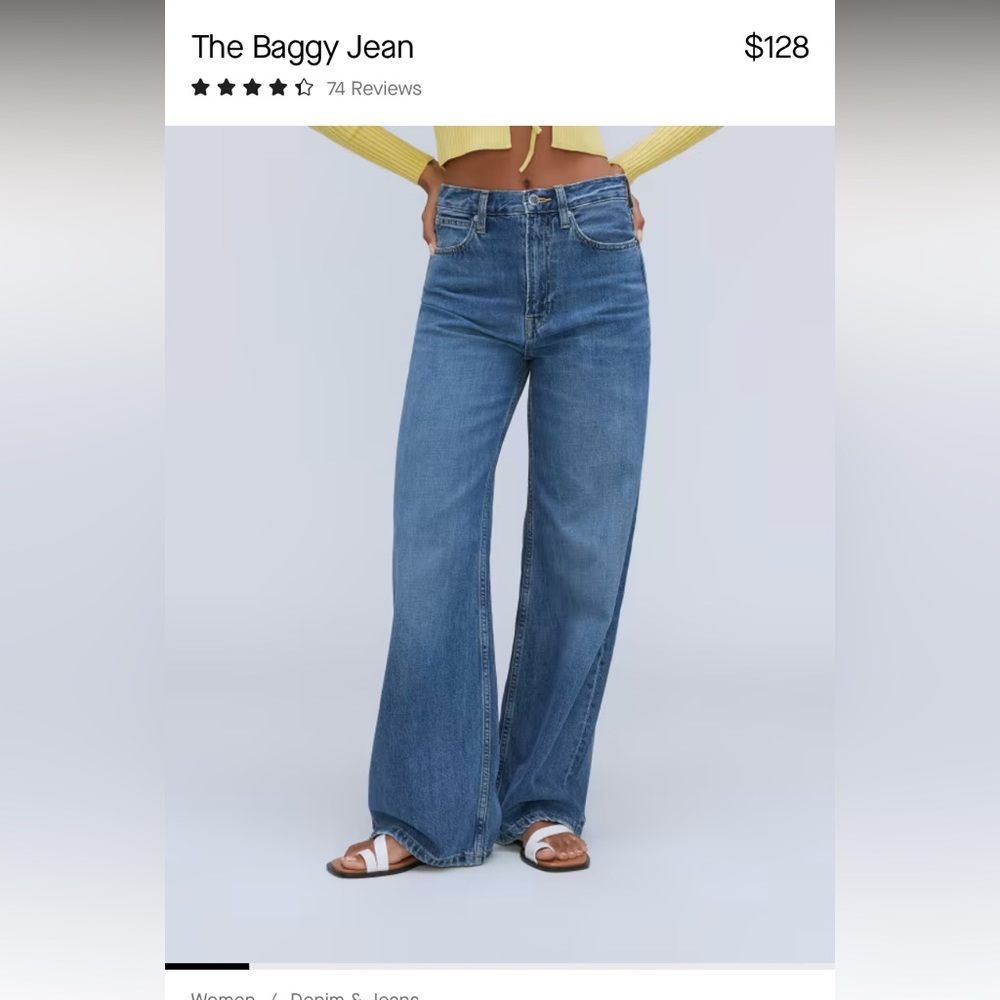 Everlane baggy jeans size 31